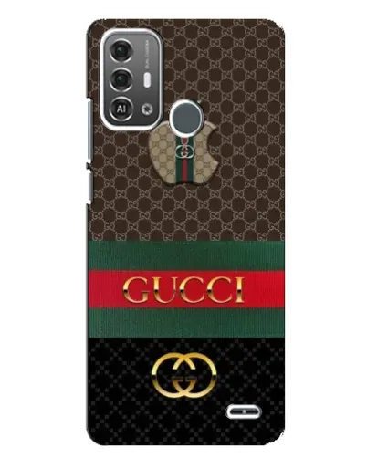 Чехол для ZTE Blade A53 Pro с картинкой «Gucci — брендированный десерт»