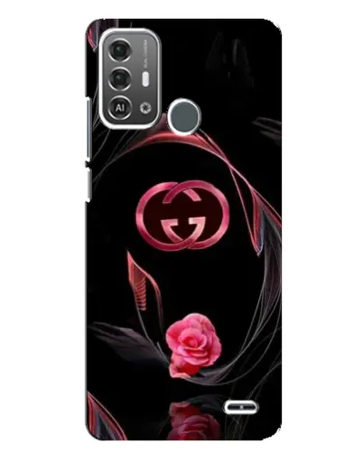 Чехол для ZTE Blade A53 Pro с картинкой «Gucci — неоновая роза»