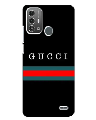 Чехол для ZTE Blade A53 Pro с картинкой «Gucci — красный пояс»