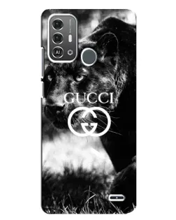 Чехол для ZTE Blade A53 Pro с картинкой «Gucci — дикая природа»