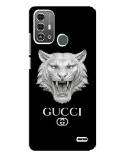 Чехол для ZTE Blade A53 Pro с картинкой «Gucci — серебряный лев»