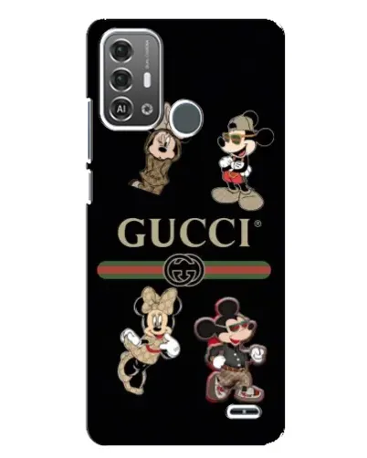 Чехол для ZTE Blade A53 Pro с картинкой «Gucci — герои Disney и монограмма» Чехол для ZTE Blade A53 Pro с картинкой «Gucci — герои Disney и монограмма»
