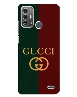 Чехол для ZTE Blade A53 Pro с картинкой «Gucci — темно-зеленый градиент»