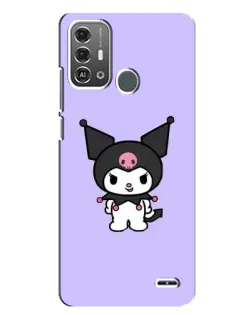 Чехол для ZTE Blade A53 Pro с картинкой «Kuromi — нежный фиолетовый»