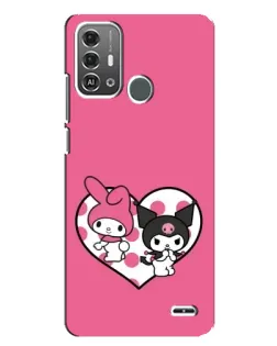 Чехол для ZTE Blade A53 Pro с картинкой «Kuromi и My Melody»