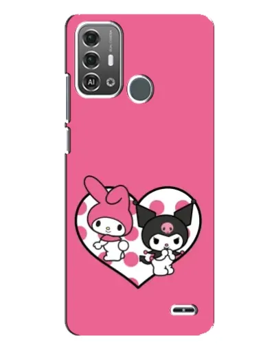 Чехол для ZTE Blade A53 Pro с картинкой «Kuromi и My Melody» Чехол для ZTE Blade A53 Pro с картинкой «Kuromi и My Melody»