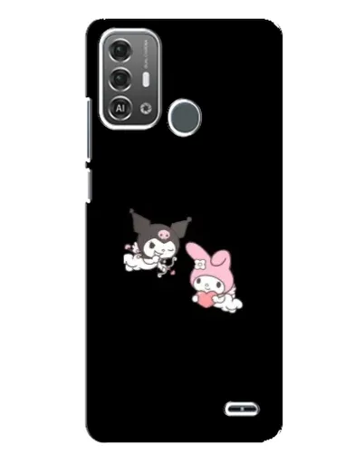 Чехол для ZTE Blade A53 Pro с картинкой «My Melody и Kuromi» Чехол для ZTE Blade A53 Pro с картинкой «My Melody и Kuromi»