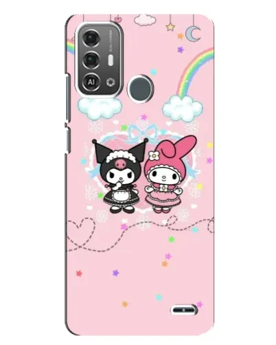 Чехол для ZTE Blade A53 Pro с картинкой «My Melody и Kuromi» Чехол для ZTE Blade A53 Pro с картинкой «My Melody и Kuromi»