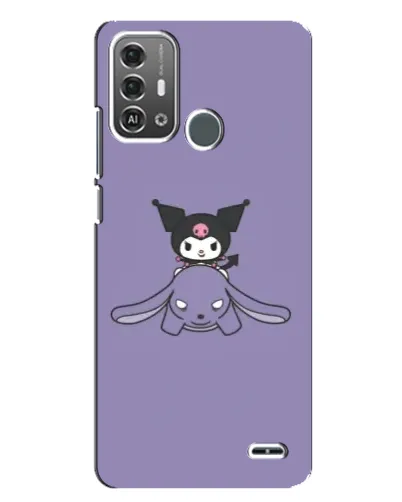 Чехол для ZTE Blade A53 Pro с картинкой «Kuromi на лиловом фоне» Чехол для ZTE Blade A53 Pro с картинкой «Kuromi на лиловом фоне»