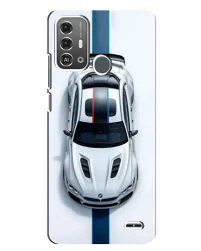 Чехол для ZTE Blade A53 Pro с картинкой «Вид сверху — BMW M»
