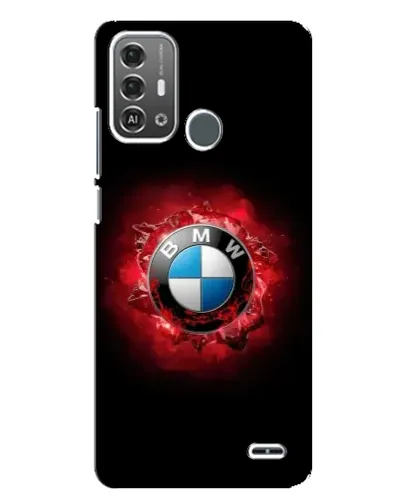Чехол для ZTE Blade A53 Pro с картинкой «Логотип BMW — вспышка»