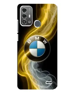 Чехол для ZTE Blade A53 Pro с картинкой «Золотистый дым BMW» Чехол для ZTE Blade A53 Pro с картинкой «Золотистый дым BMW»