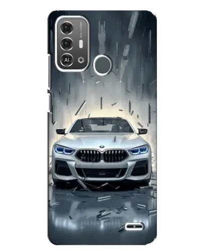 Чехол для ZTE Blade A53 Pro с картинкой «BMW в свете фар»