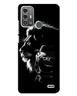 Чехол для ZTE Blade A53 Pro с картинкой «BMW и лев» Чехол для ZTE Blade A53 Pro с картинкой «BMW и лев»