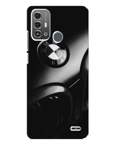 Чехол для ZTE Blade A53 Pro с картинкой «Эмблема BMW — макро»