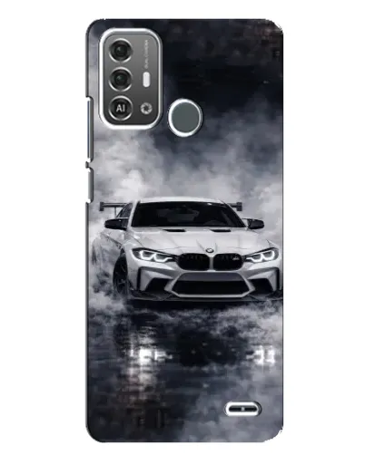 Чехол для ZTE Blade A53 Pro с картинкой «BMW сквозь туман»
