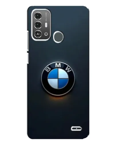Чехол для ZTE Blade A53 Pro с картинкой «Логотип BMW — минимализм»