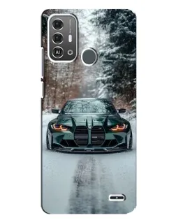 Чехол для ZTE Blade A53 Pro с картинкой «BMW в зимнем лесу» Чехол для ZTE Blade A53 Pro с картинкой «BMW в зимнем лесу»