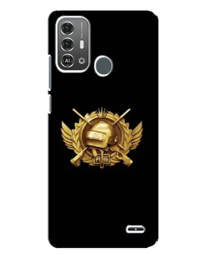 Чехол для ZTE Blade A53 Pro с картинкой «PUBG — оранжевый градиент»