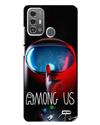 Чехол для ZTE Blade A53 Pro с картинкой «Красный импостер — макро» Чехол для ZTE Blade A53 Pro с картинкой «Красный импостер — макро»