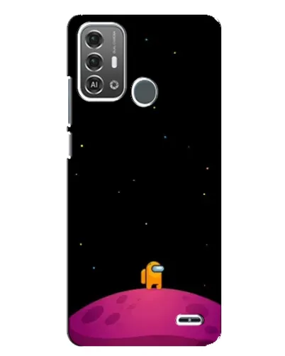 Чехол для ZTE Blade A53 Pro с картинкой «Одинокий герой на планете» Чехол для ZTE Blade A53 Pro с картинкой «Одинокий герой на планете»