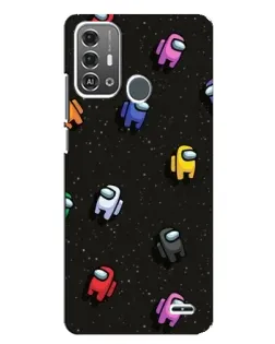 Чехол для ZTE Blade A53 Pro с картинкой «Космический паттерн Among Us»