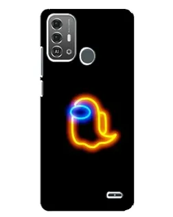 Чехол для ZTE Blade A53 Pro с картинкой «Among Us неоновое сияние»