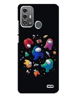 Чехол для ZTE Blade A53 Pro с картинкой «Among Us космос»