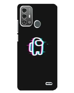 Чехол для ZTE Blade A53 Pro с картинкой «Among Us неон»
