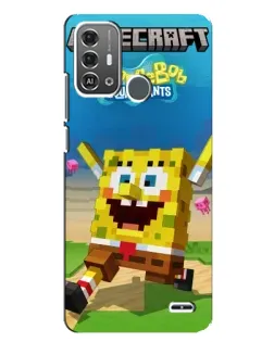 Чохол для ZTE Blade A53 Pro з картинкою «Губка Боб Minecraft» Чохол для ZTE Blade A53 Pro з картинкою «Губка Боб Minecraft»