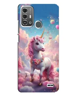 Чохол для ZTE Blade A53 Pro з картинкою «Єдиноріг серед хмар»