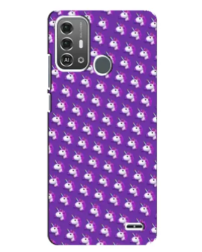 Чохол для ZTE Blade A53 Pro з картинкою «Єдинороги на фіолетовому»