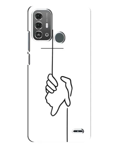 Чехол для ZTE Blade A53 Pro с картинкой «Рука держит»
