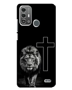 Чехол для ZTE Blade A53 Pro с картинкой «Лев и Крест» Чехол для ZTE Blade A53 Pro с картинкой «Лев и Крест»