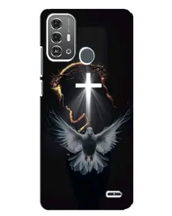 Чехол для ZTE Blade A53 Pro с картинкой «Голубь и Свет»