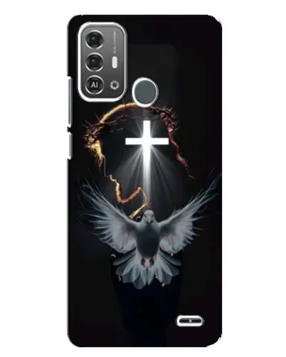 Чехол для ZTE Blade A53 Pro с картинкой «Голубь и Свет»