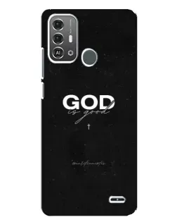 Чехол для ZTE Blade A53 Pro с картинкой «GOD — Бог над всем»