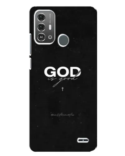Чехол для ZTE Blade A53 Pro с картинкой «GOD — Бог над всем»