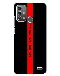 Чехол для ZTE Blade A53 Pro с картинкой «Красная линия веры»