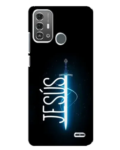 Чехол для ZTE Blade A53 Pro с картинкой «Меч Духа Jesus»