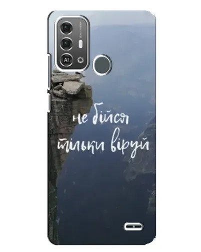 Чехол для ZTE Blade A53 Pro с картинкой «Вера над пропастью» Чехол для ZTE Blade A53 Pro с картинкой «Вера над пропастью»