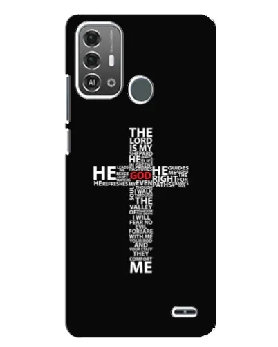Чехол для ZTE Blade A53 Pro с картинкой «Текстовый крест» Чехол для ZTE Blade A53 Pro с картинкой «Текстовый крест»