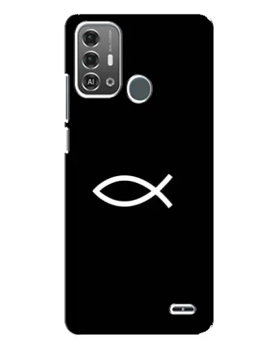 Чехол для ZTE Blade A53 Pro с картинкой «Символ рыбы Jesus» Чехол для ZTE Blade A53 Pro с картинкой «Символ рыбы Jesus»