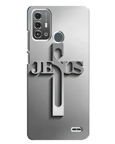 Чехол для ZTE Blade A53 Pro с картинкой «Металлический крест Jesus» Чехол для ZTE Blade A53 Pro с картинкой «Металлический крест Jesus»