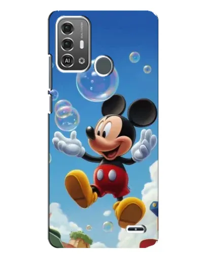 Чохол для ZTE Blade A53 Pro з картинкою «Mickey та мильні бульбашки»
