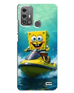 Чехол для ZTE Blade A53 Pro с картинкой «Спанч Боб на гидроцикле» Чехол для ZTE Blade A53 Pro с картинкой «Спанч Боб на гидроцикле»