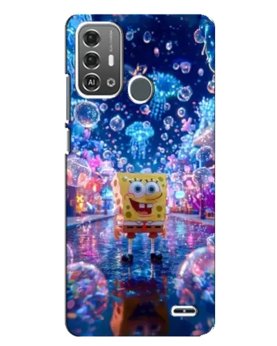 Чехол для ZTE Blade A53 Pro с картинкой «Неоновый океан» Чехол для ZTE Blade A53 Pro с картинкой «Неоновый океан»