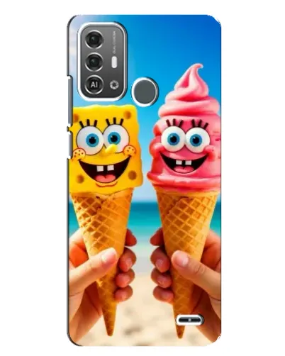 Чехол для ZTE Blade A53 Pro с картинкой «Спанч Боб мороженое» Чехол для ZTE Blade A53 Pro с картинкой «Спанч Боб мороженое»