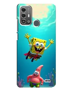 Чехол для ZTE Blade A53 Pro с картинкой «Спанч Боб под водой» Чехол для ZTE Blade A53 Pro с картинкой «Спанч Боб под водой»