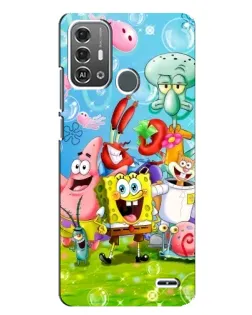 Чехол для ZTE Blade A53 Pro с картинкой «Губка Боб и друзья» Чехол для ZTE Blade A53 Pro с картинкой «Губка Боб и друзья»